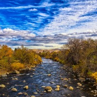It was a typical Autumn day on the Truckee River